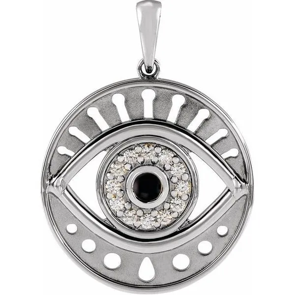 Accented Evil Eye Pendant Hopman Jewelers Elkhart, IN