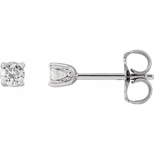 Round 4-Prong Stud Earrings Hopman Jewelers Elkhart, IN