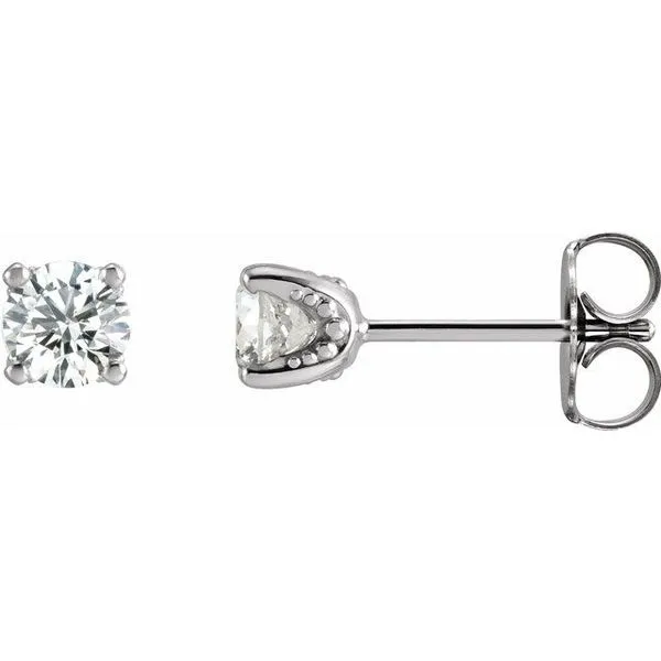 Round 4-Prong Stud Earrings Arlene's Fine Jewelry Vidalia, GA
