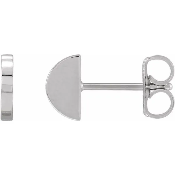 Half Moon Earrings M. J. Thomas Jewelers, Ltd. Stratford, CT