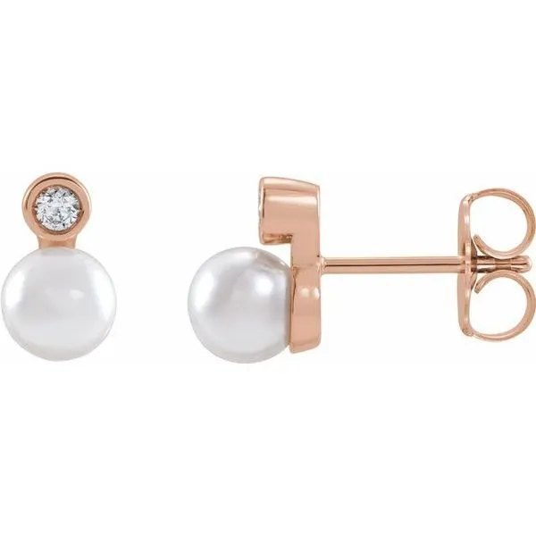 Accented Pearl Earrings McCoy Jewelers Bartlesville, OK