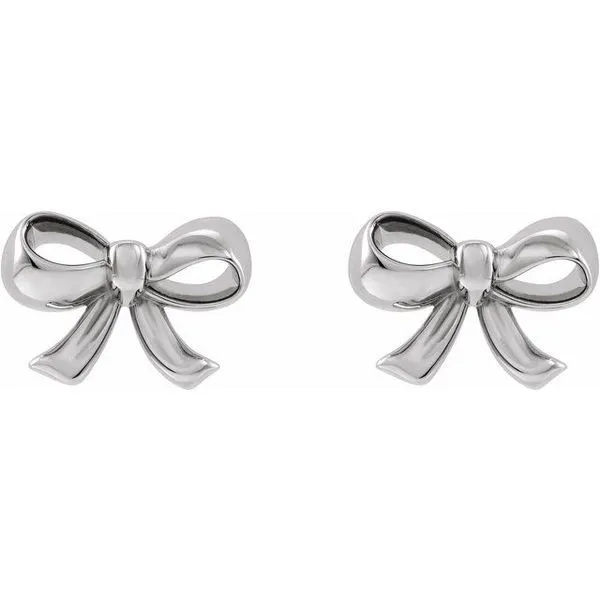 Bow Earrings Image 2 Michael's Jewelry North Wilkesboro, NC
