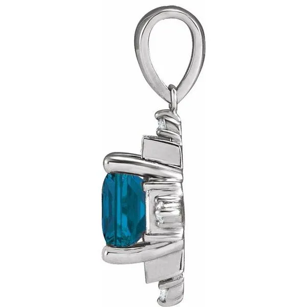 Geometric Pendant Image 2 J. Meredith Jewelers Delafield, WI