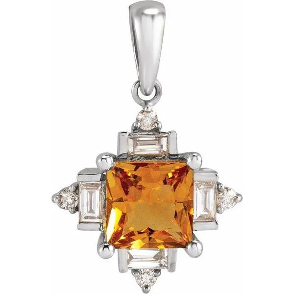 Geometric Pendant Long Jewelers Chesapeake, VA