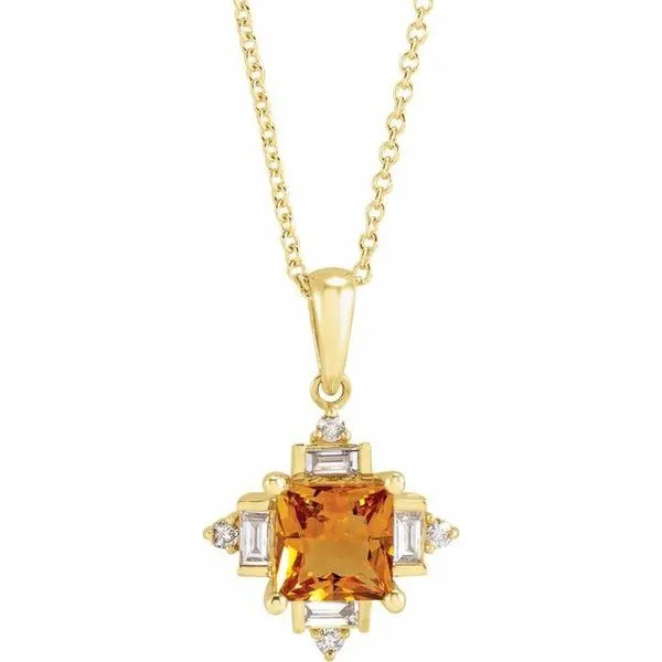 Geometric Necklace Cherry Street Jewelers Tulsa, OK