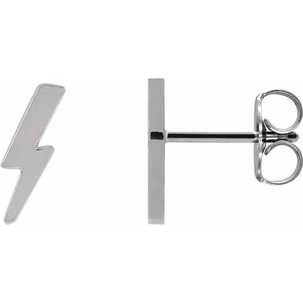 Tiny Lightning Bolt Earrings Diny's Jewelers Middleton, WI