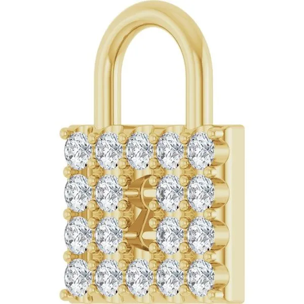 Lock Pendant Image 2 Hopman Jewelers Elkhart, IN