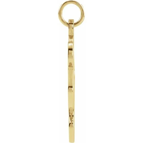 Engravable Puzzle Piece Pendant Image 2 James & Williams Jewelers Berwyn, IL