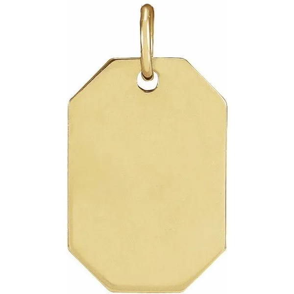 Engravable Dog Tag Pendant J. Meredith Jewelers Delafield, WI