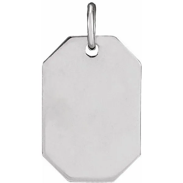 Engravable Dog Tag Pendant Hopman Jewelers Elkhart, IN
