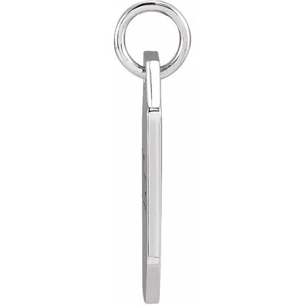 Engravable Dog Tag Pendant Image 2 James & Williams Jewelers Berwyn, IL