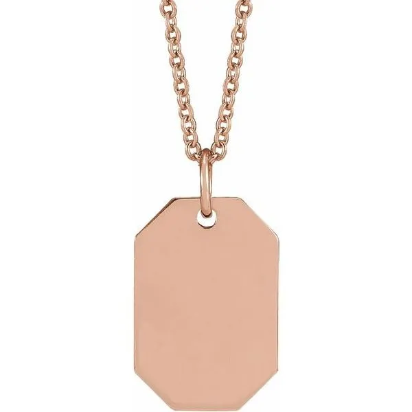 Engravable Dog Tag Necklace Michael's Jewelry North Wilkesboro, NC