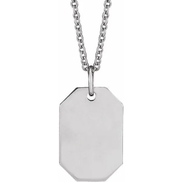 Engravable Dog Tag Necklace Michael's Jewelry North Wilkesboro, NC