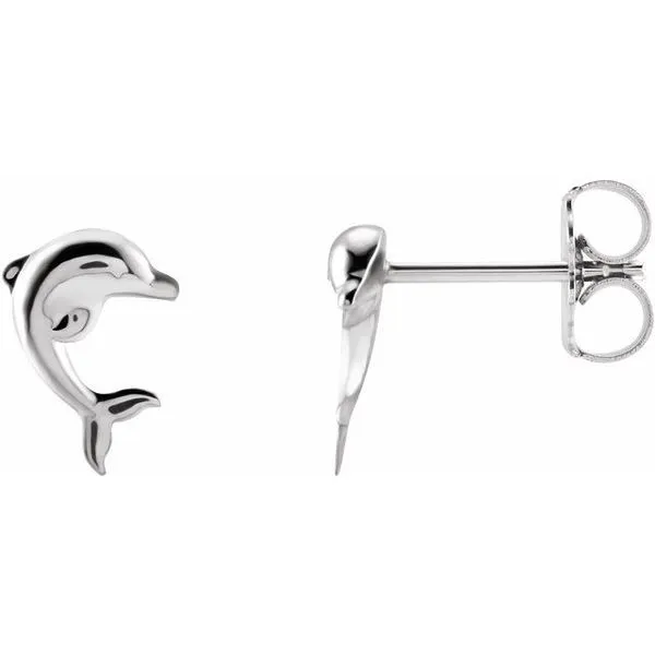 Dolphin Earrings J. Meredith Jewelers Delafield, WI