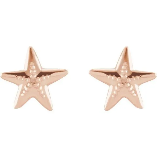Starfish Earrings Image 2 James & Williams Jewelers Berwyn, IL