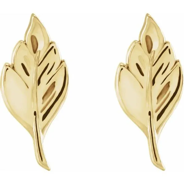 Leaf Earrings Delfine's Jewelry Charleston, WV