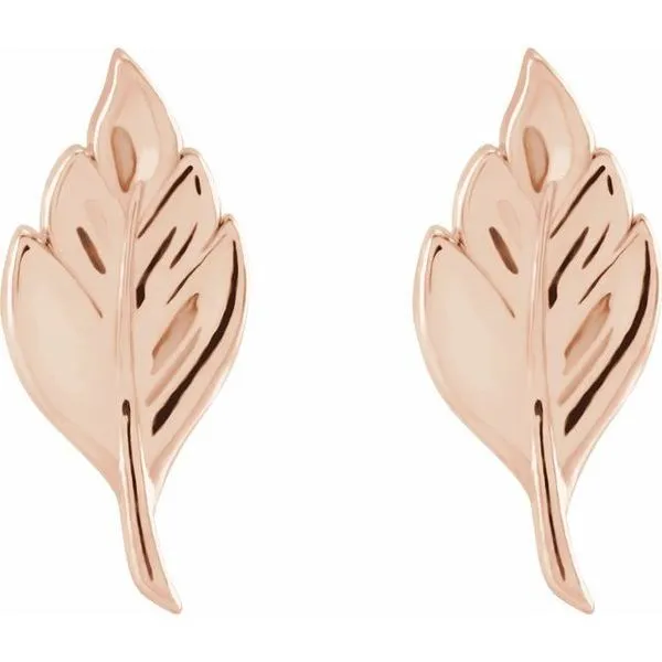 Leaf Earrings Hopman Jewelers Elkhart, IN