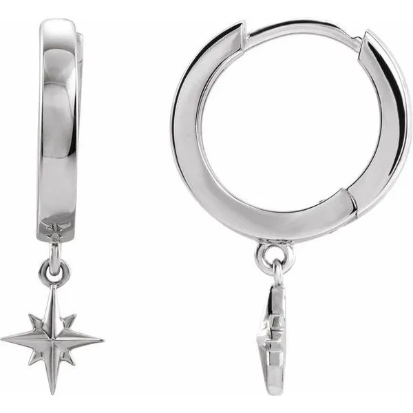 Star Hoop Earrings Michael's Jewelry North Wilkesboro, NC