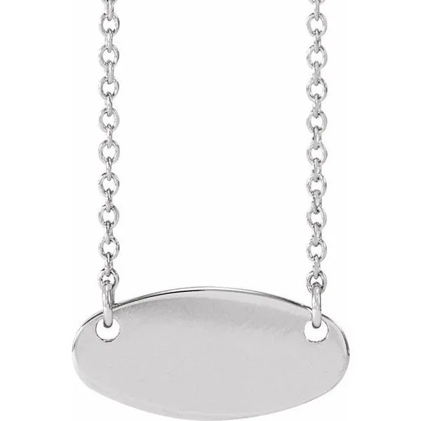 Engravable Oval Necklace Michael's Jewelry North Wilkesboro, NC