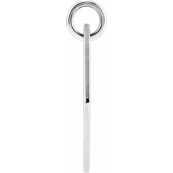 Engravable Diamond-Shaped Pendant Image 2 James & Williams Jewelers Berwyn, IL