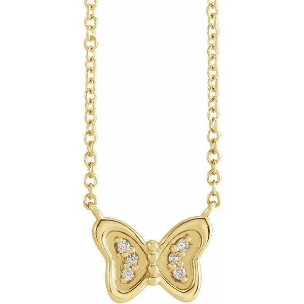 Butterfly Necklace James & Williams Jewelers Berwyn, IL