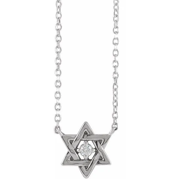 Star of David Necklace Hopman Jewelers Elkhart, IN