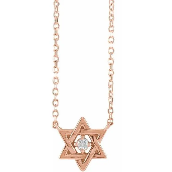 Star of David Necklace Hopman Jewelers Elkhart, IN