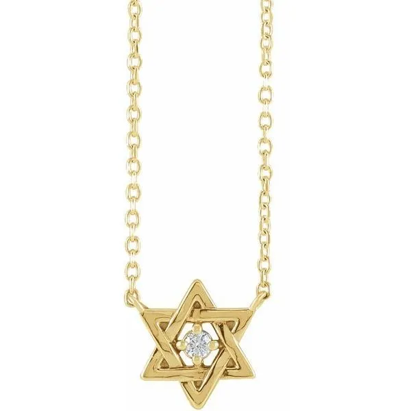 Star of David Necklace Hopman Jewelers Elkhart, IN