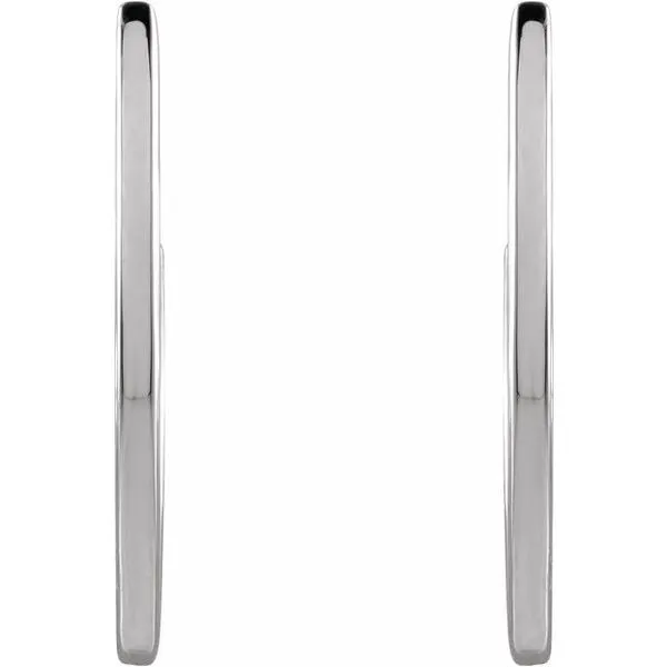 Geometric Hoop Earrings Image 2 The Diamond Shop, Inc. Lewiston, ID