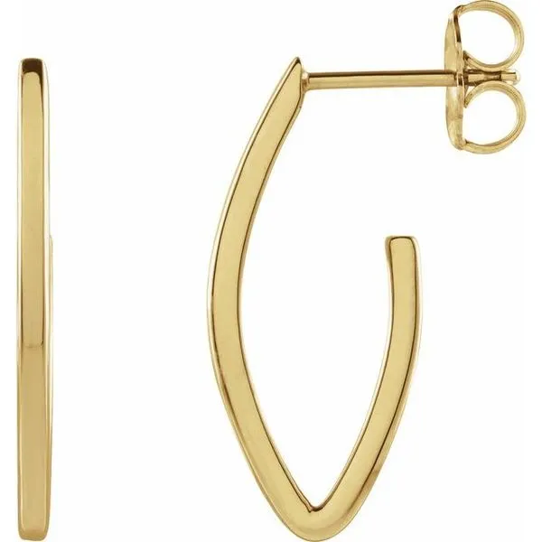 Geometric Hoop Earrings Hopman Jewelers Elkhart, IN