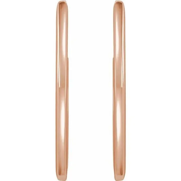 Geometric Hoop Earrings Image 2 Rasmussen Jewelers Spanish Fork, UT