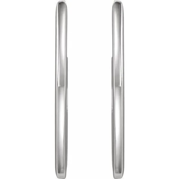 Geometric Hoop Earrings Image 2 Long Jewelers Chesapeake, VA