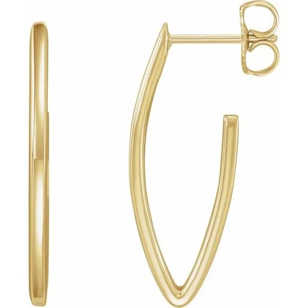 Geometric Hoop Earrings D'Errico Jewelry Scarsdale, NY