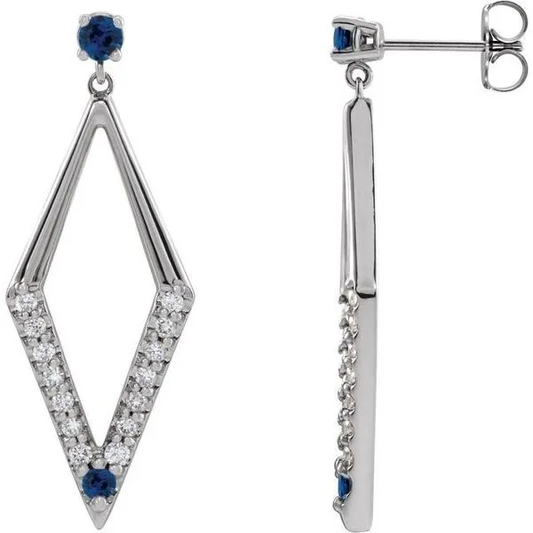 Accented Geometric Earrings Hart's Jewelers Grants Pass, OR