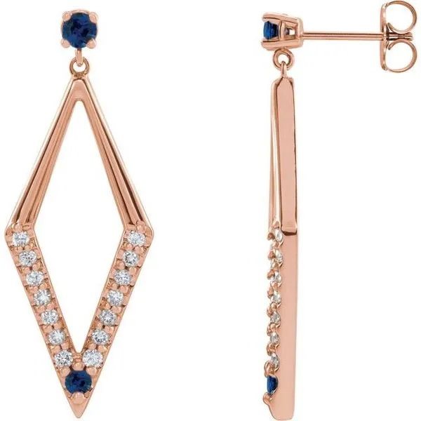Accented Geometric Earrings Hart's Jewelers Grants Pass, OR