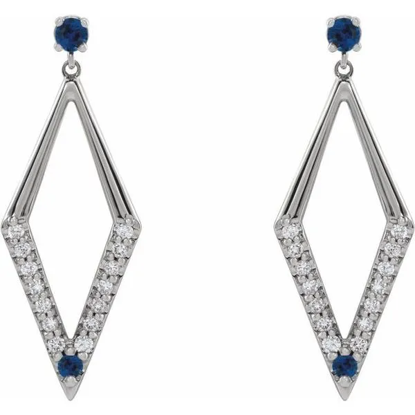 Accented Geometric Earrings Image 2 Moseley Diamond Showcase Inc Lexington, SC