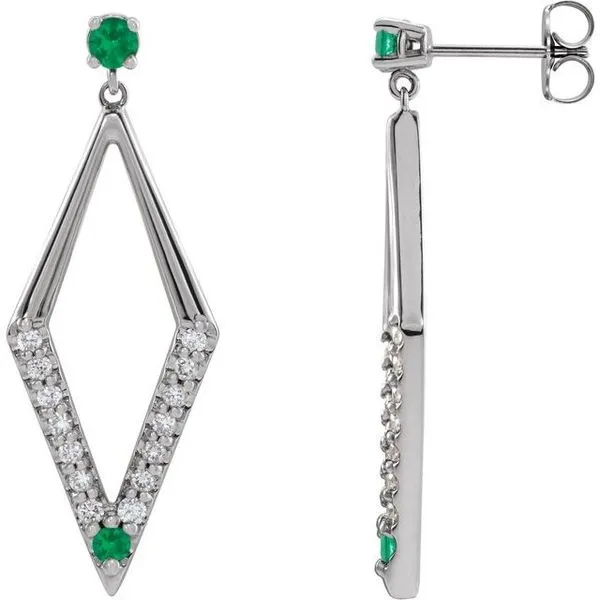 Accented Geometric Earrings Hart's Jewelers Grants Pass, OR