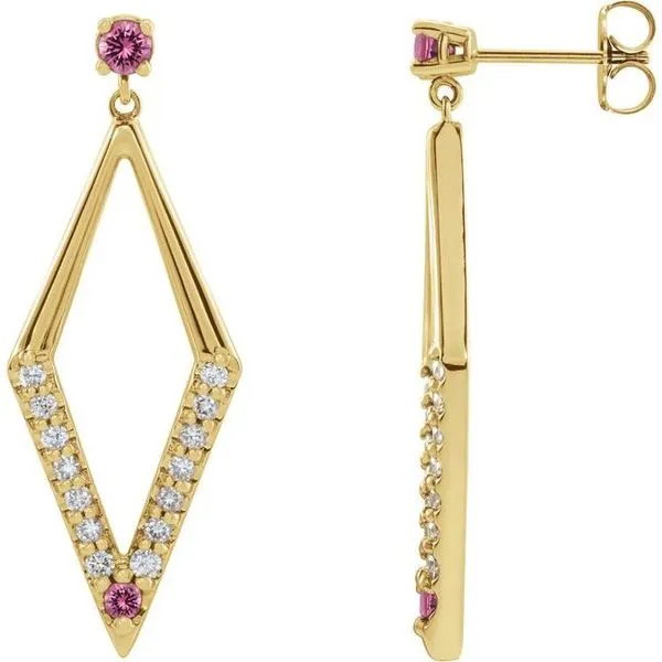 Accented Geometric Earrings McCoy Jewelers Bartlesville, OK
