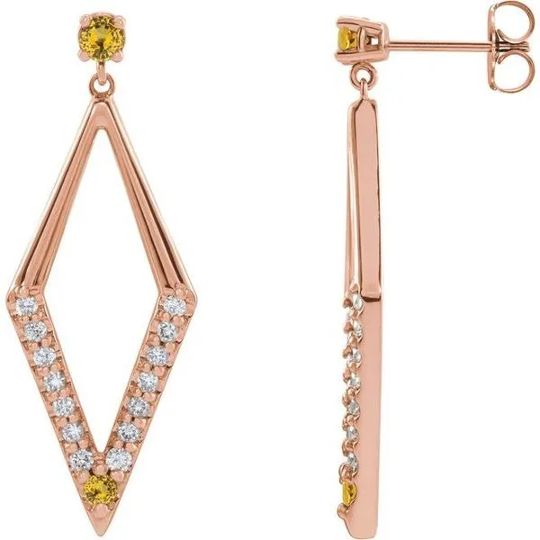 Accented Geometric Earrings McCoy Jewelers Bartlesville, OK