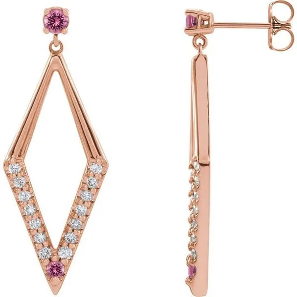 Accented Geometric Earrings Hart's Jewelers Grants Pass, OR