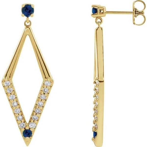 Accented Geometric Earrings McCoy Jewelers Bartlesville, OK