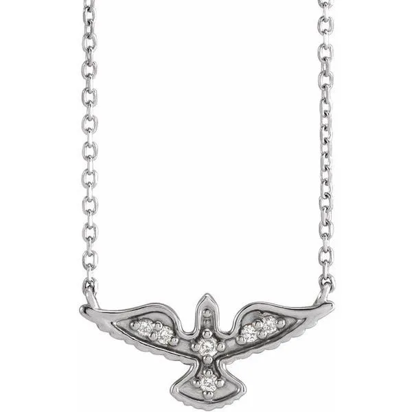 Petite Holy Spirit Necklace Hopman Jewelers Elkhart, IN