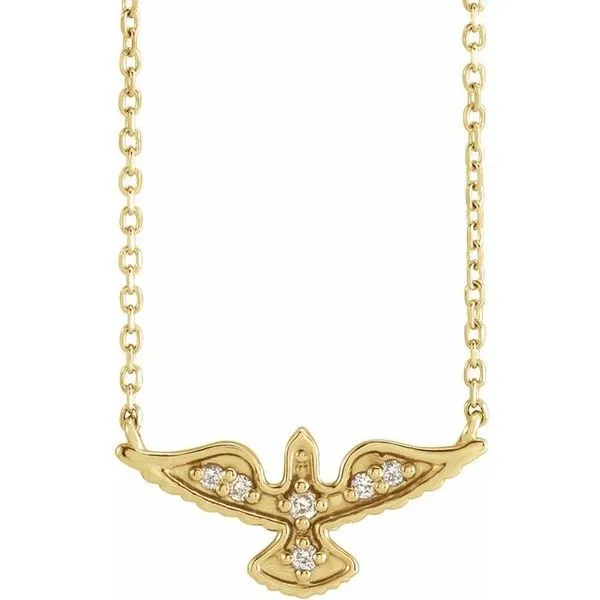 Petite Holy Spirit Necklace James & Williams Jewelers Berwyn, IL