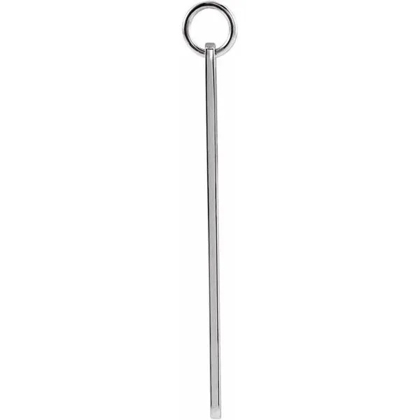 Engravable Bar Pendant Image 2 Henry B. Ball Jewelers Canton, OH