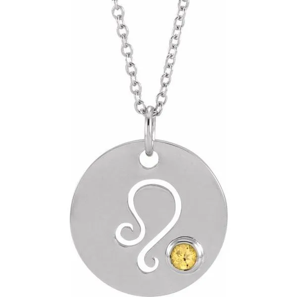 Zodiac Disc Necklace James & Williams Jewelers Berwyn, IL