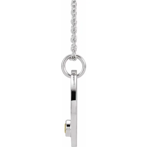 Zodiac Disc Necklace Image 2 James & Williams Jewelers Berwyn, IL