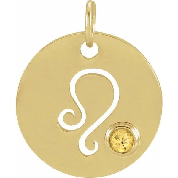Zodiac Disc Pendant J. Meredith Jewelers Delafield, WI