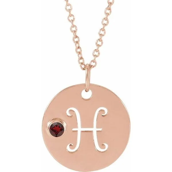 Zodiac Disc Necklace James & Williams Jewelers Berwyn, IL