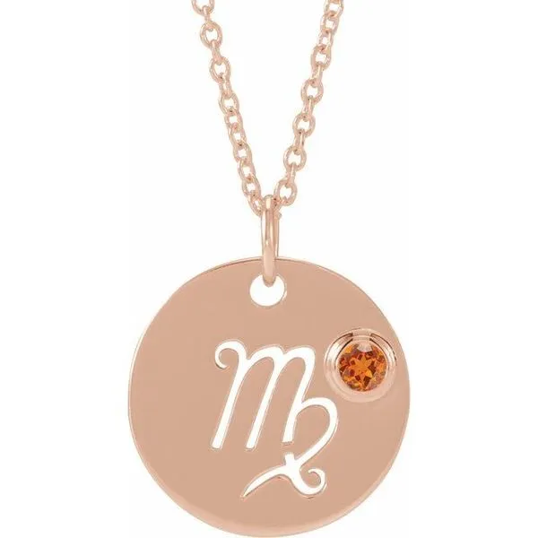 Zodiac Disc Necklace James & Williams Jewelers Berwyn, IL