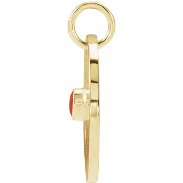 Zodiac Disc Pendant Image 2 J. Meredith Jewelers Delafield, WI